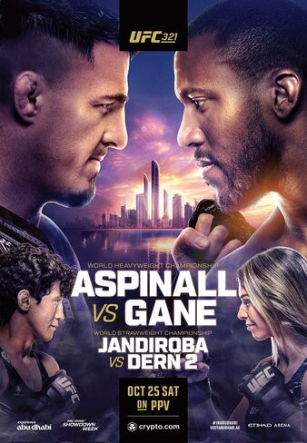 UFC 321: Aspinall vs. Gane poster