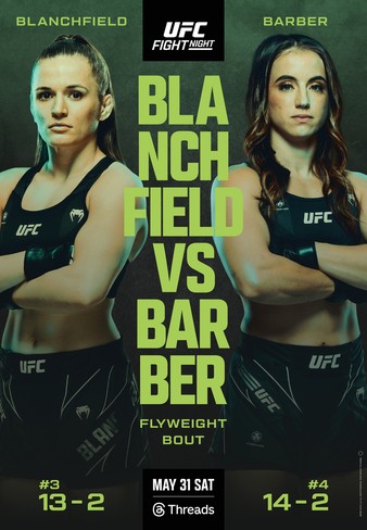 UFC Fight Night: Blanchfield vs. Barber poster