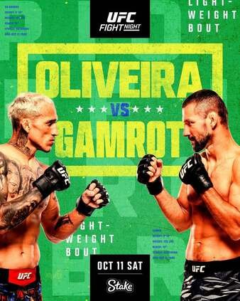 UFC Fight Night: Oliveira vs. Gamrot poster