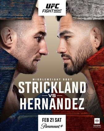 UFC Fight Night: Strickland vs. Hernandez poster