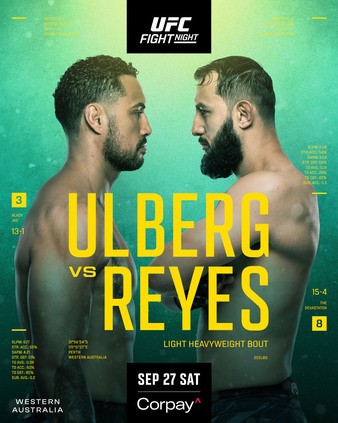 UFC Fight Night: Ulberg vs. Reyes poster